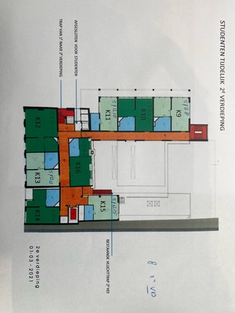 Floor plan - Boschstraat 57B9, 4811 GC Breda 